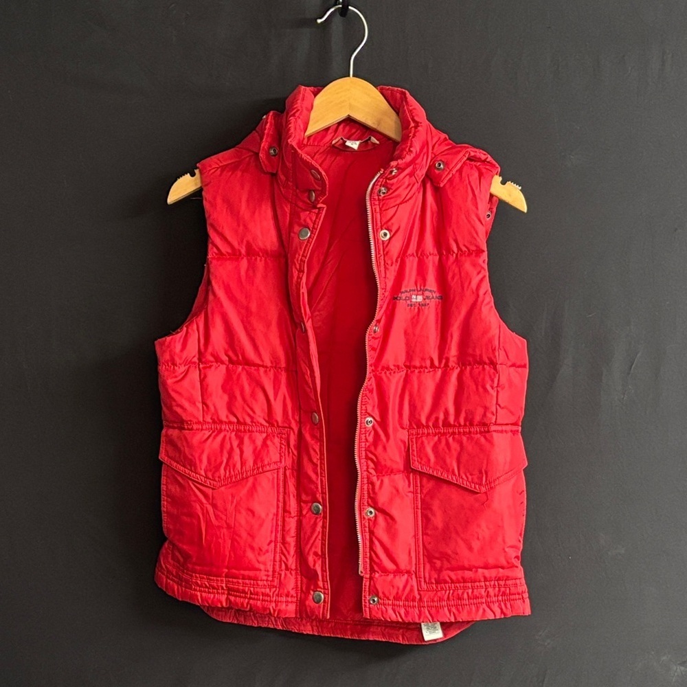 Polo by Ralph Lauren Red Quilted Vest - Picture 1 of 7